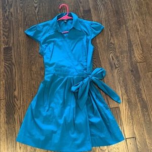Dark teal Banana republic wrap dress